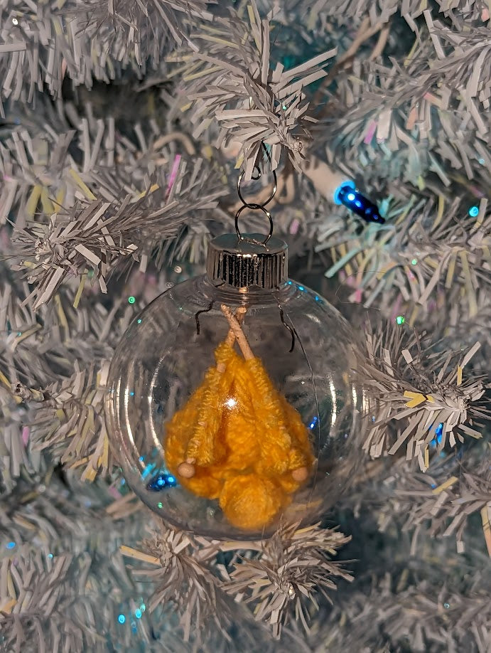 Knitter's Globe Ornament (click for options)