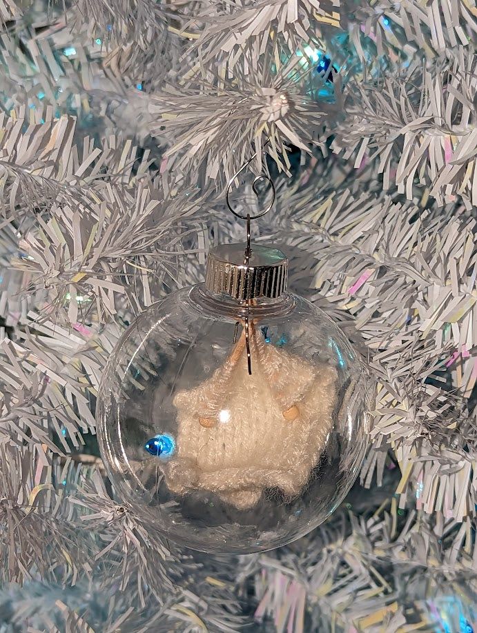 Knitter's Globe Ornament (click for options)