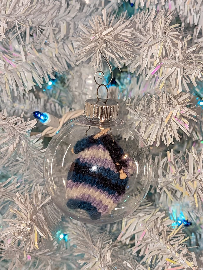 Knitter's Globe Ornament (click for options)