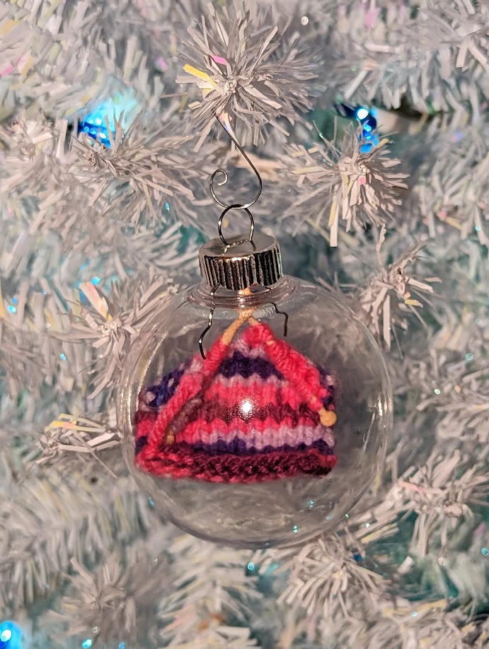 Knitter's Globe Ornament (click for options)